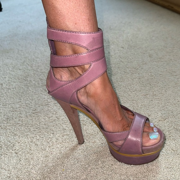 Gucci Iman Triple-Ankle Strap Platform Sandals, size 39 - Picture 2 of 10